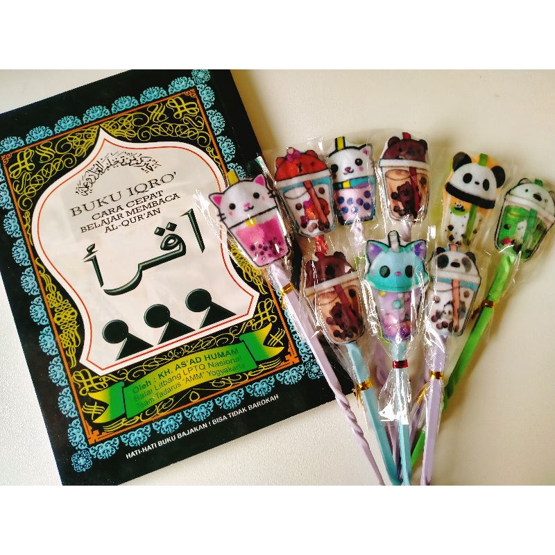 

5pc TUDING HIAS FLANEL / HIASAN BOBA / KALAM NGAJI BOBA