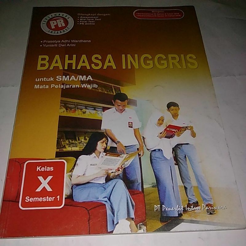 PR Bahasa Inggris kelas 10A