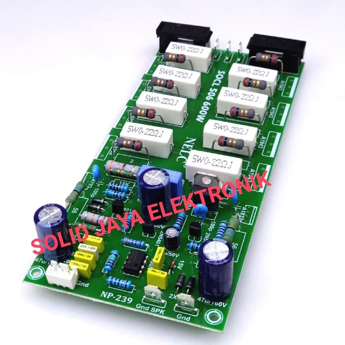 KIT DRIVER SOCL 506 NELC SOCL506 600W NELC KIT POWER AMPLIFIER AUDIO SUPER OCL MONO 506 NP-239 NP239