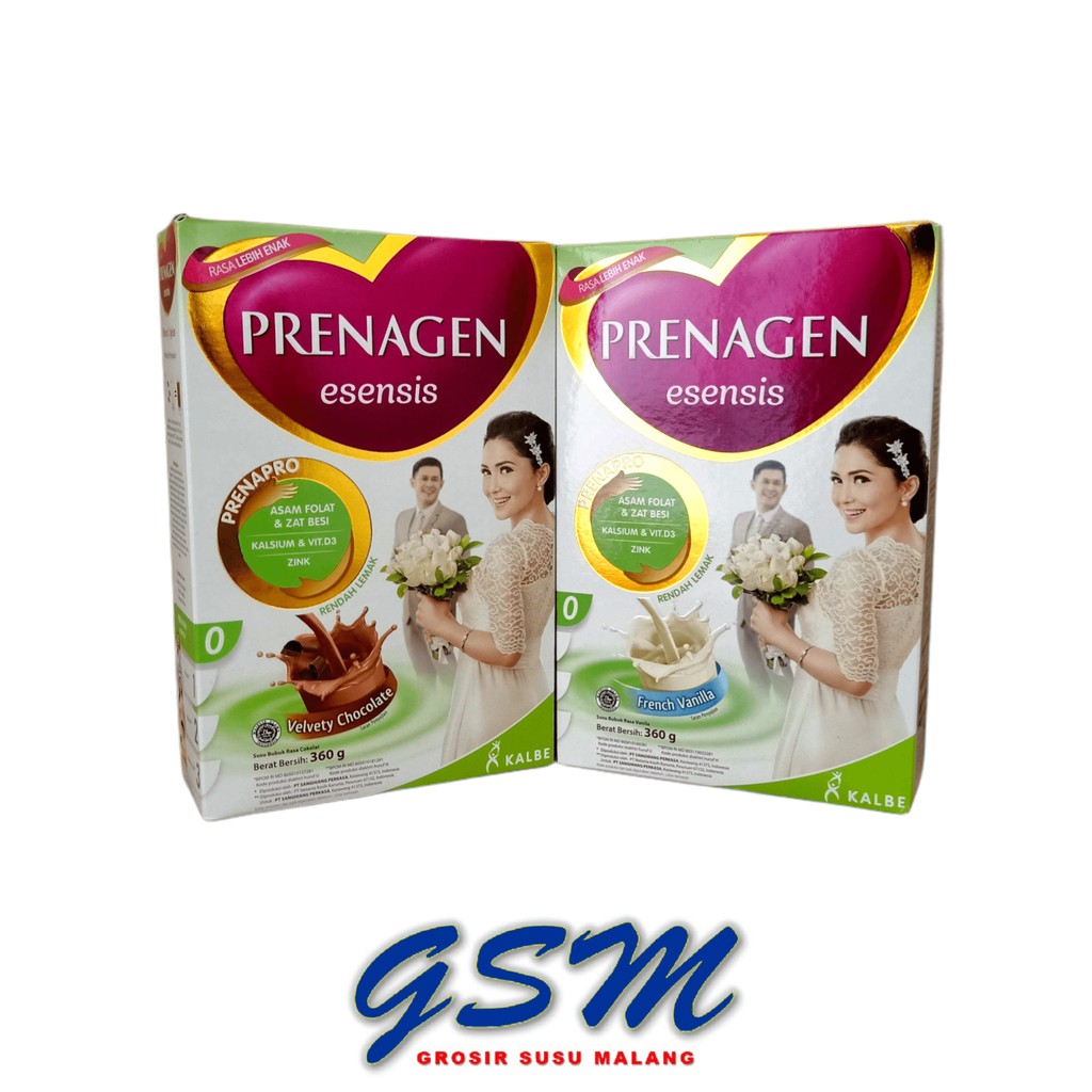 Prenagen Esensis Vanila, Coklat 360gr