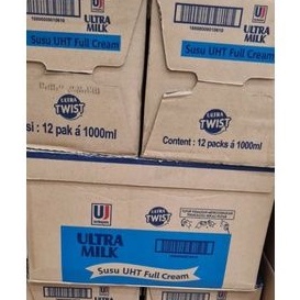 

Susu Ultramilk 1 liter isi 12liter/sekarton