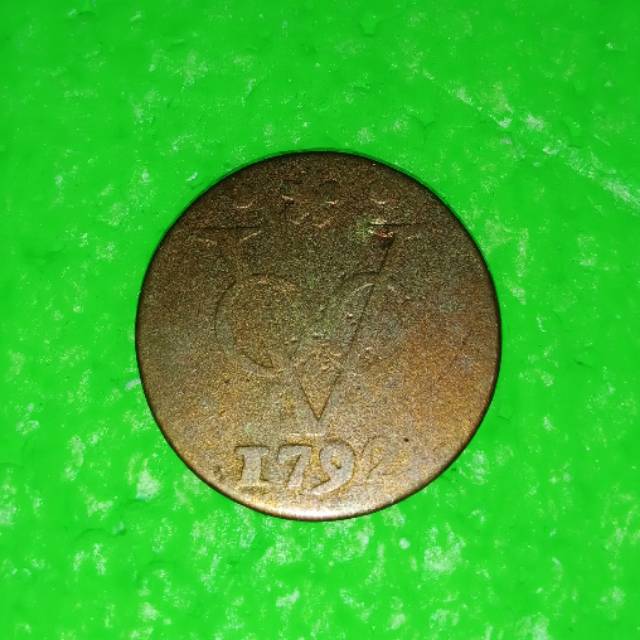 UB32 UANG KOIN KUNO VOC BELANDA TAHUN 1972 UANG KOIN KUNO INDONESIA KOIN BELANDA