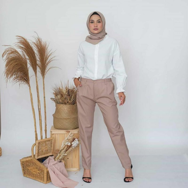 Celana panjang wanita Celana Baggy pants wanita Baggy pants premium