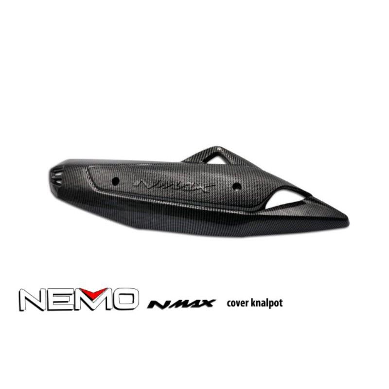 COVER PELINDUNG KNLAPOT NMAX OLD NEMO / COVER KNALPOT NMAX LAMA CARBON NEMO 100% ORIGINAL