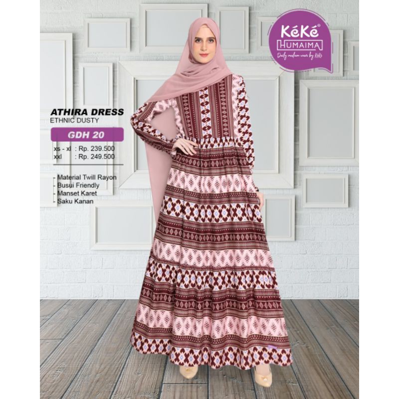 Gamis keke humaima GDH 20baru