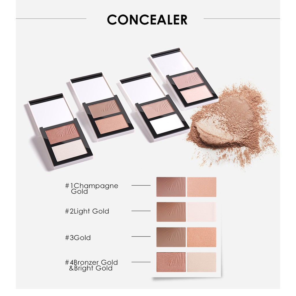 FOCALLURE SCULPT GLOW CONTOUR &amp; HIGHLIGHT PALETTE DUO FA69