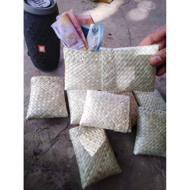 Tas Rotan Oval Polos [A003] - Bakul Rotan Polos, Rambat Polos, Tas Anyam pandan