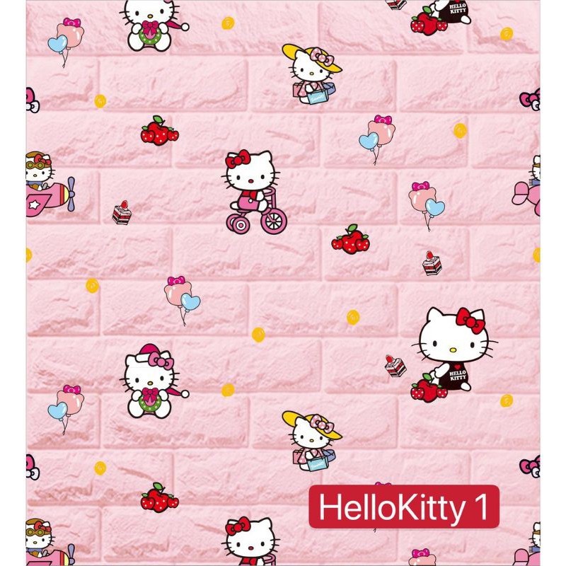 Wallpaper Dinding 3D Foam Sticker Tebal