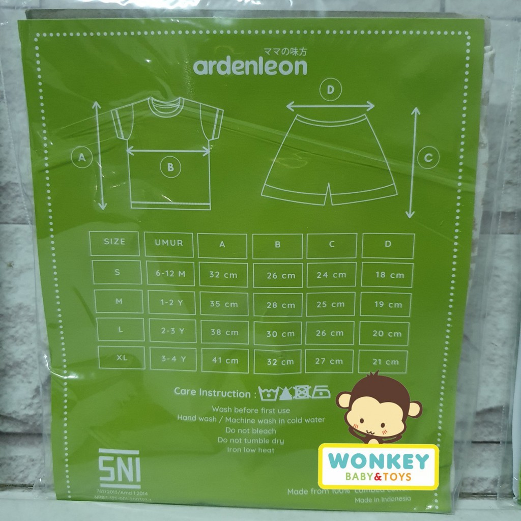 Ardenleon Short Playset / Baju Pendek Anak