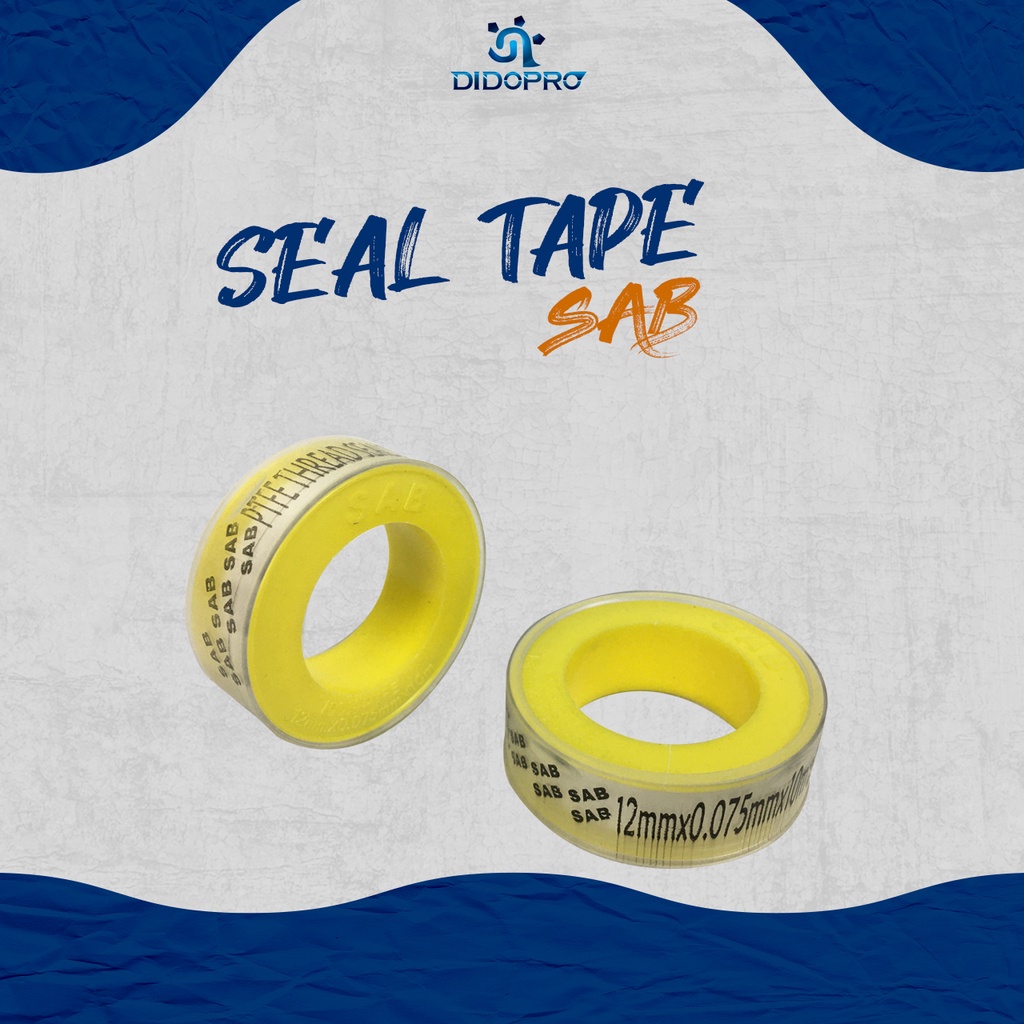 Seal Tape / Sealtape Pipa / Solasi Pipa / Selotip Pipa Air 10M