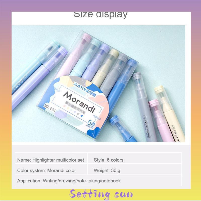 Kapasitas Besar Retro Warna Stabilo Siswa Spidol Titik Warna Spidol TN