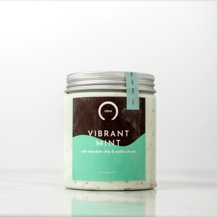 

Vibrant Mint Ice Cream With Chocolate Chip & Cookie Chunks - 250Ml
