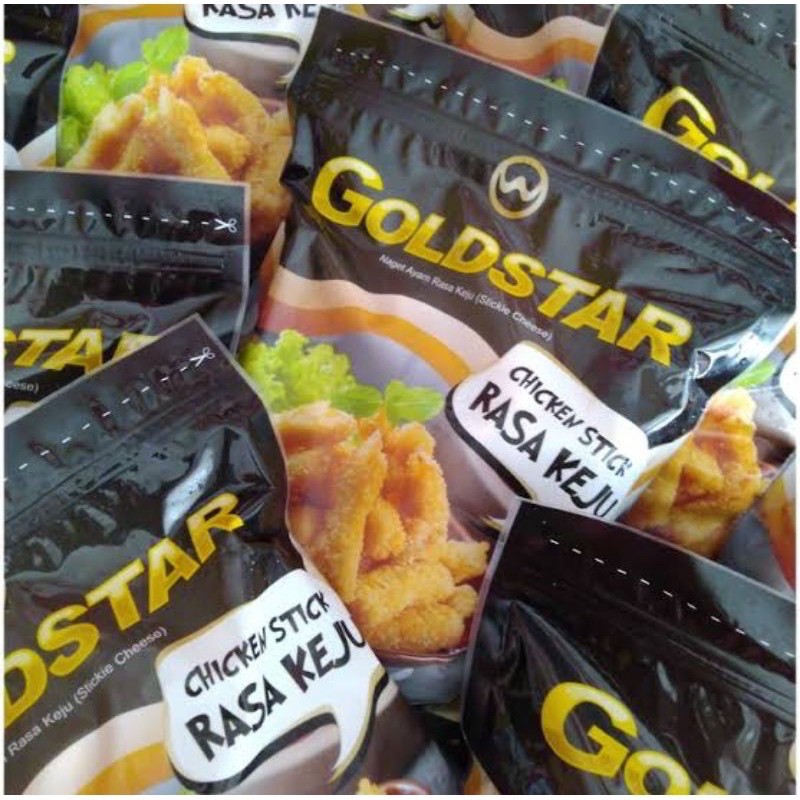 

Goldstar NUGET Stickie Cheese 500gr/ Nugget stik keju