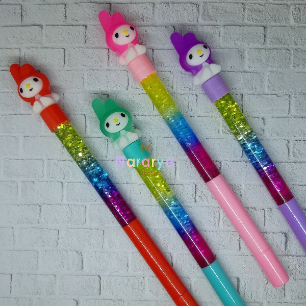 

Gel Pen Melody Glitter / Gel Pen Karakter / Gel Pen Lucu / Pulpen Lucu / Alat Tulis Sekolah