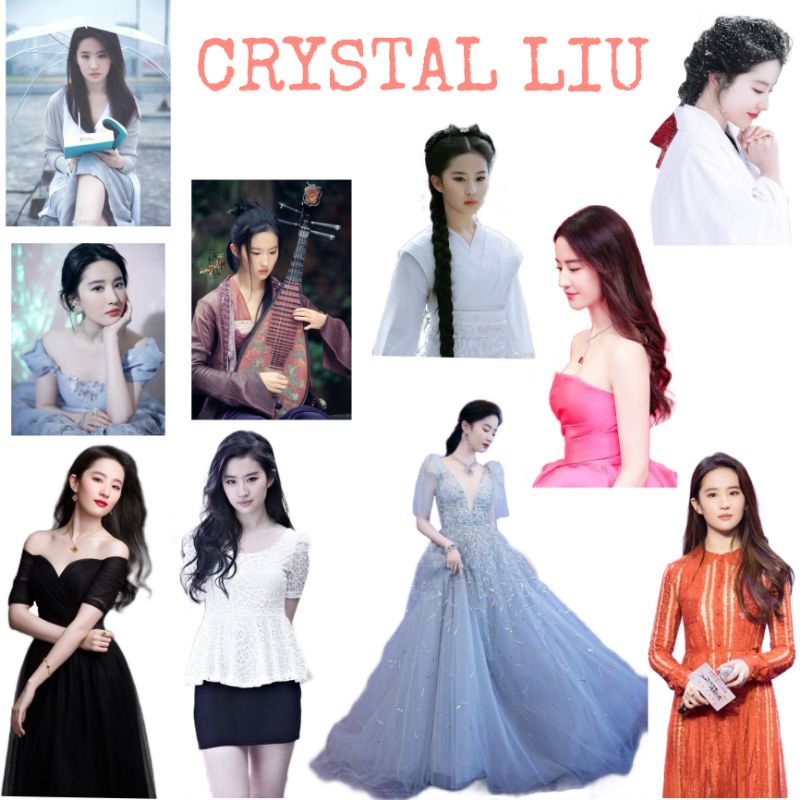 

11 pcs Stiker murah Crystal Liu Drama China Diy aesthetic tahan air stiker laptop/handphone/scrapbook/buku jurnal