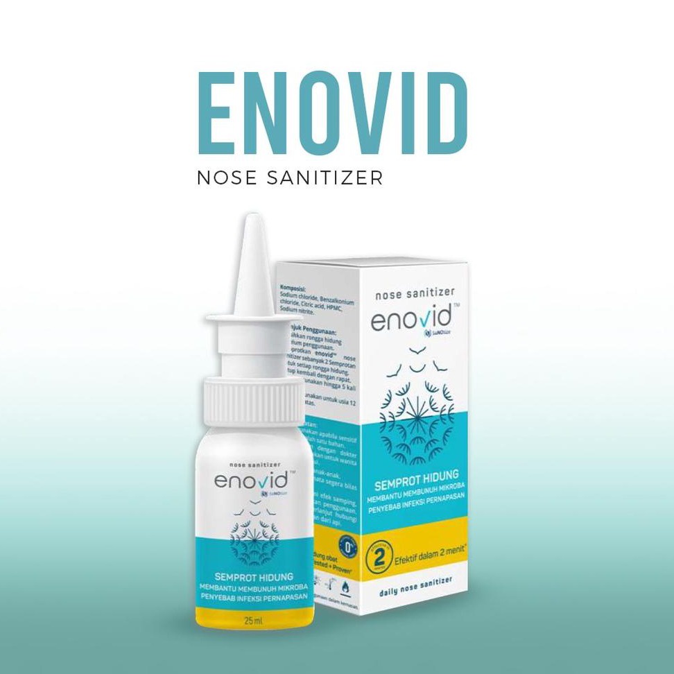 4PACK Enovid SaNOtize Nitric Oxide Nasal Spray (NONS) , 45 OFF