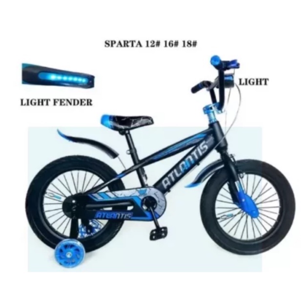 SEPEDA ANAK LAKI LAKI BMX 12 16 18 INCH ATLANTIS SPARTA