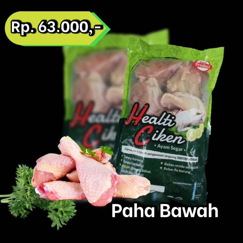 

Paha Ayam Organik Healti Ciken