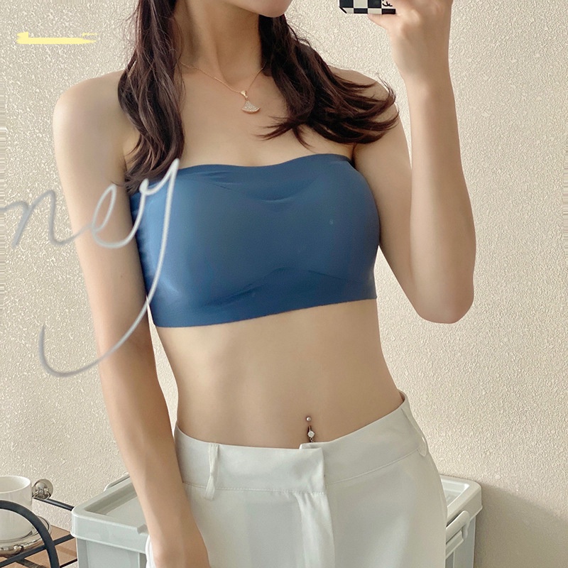 Celyne Bra Kemben Tanpa Kawat Sport Soft Color With Cup Korea Underwear Bralette 1075