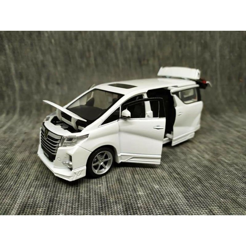 Miniatur Diecast Mobil Toyota Alphard 1:32 Besi Harga Murah