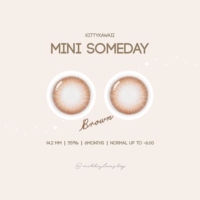 MIKHAYLOVESHOP Softlens Someday Brown | Kittykawaii