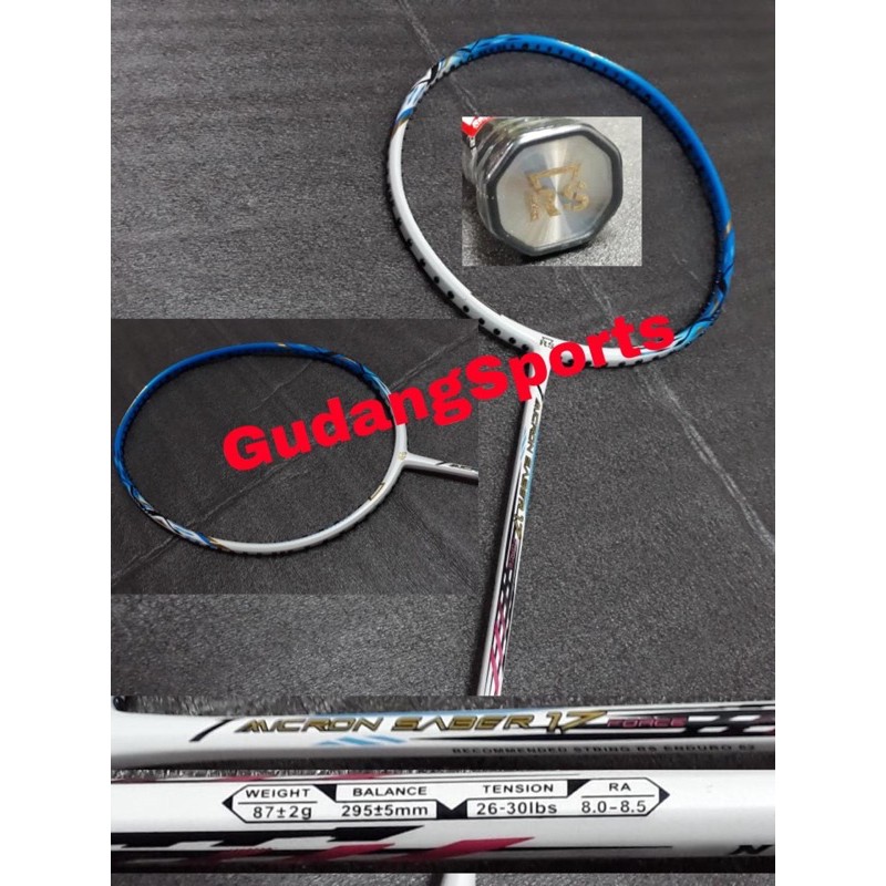 Raket Badminton Rs Micron Saber 17 Force NGIII Original