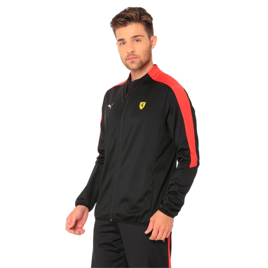 Jual Jaket Puma Ferrari SF T7 Track Jacket Puma BlacK SF Sw 576701 02