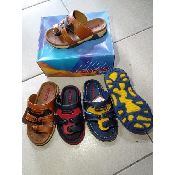 sendal sepatu kulit anak bahan bagus lentur size 21-30