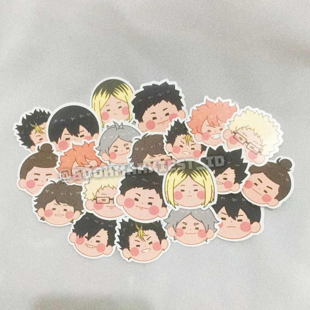 

STICKER SET ANIME HAIKYUU (VINYL STICKER) / cek deskripsi