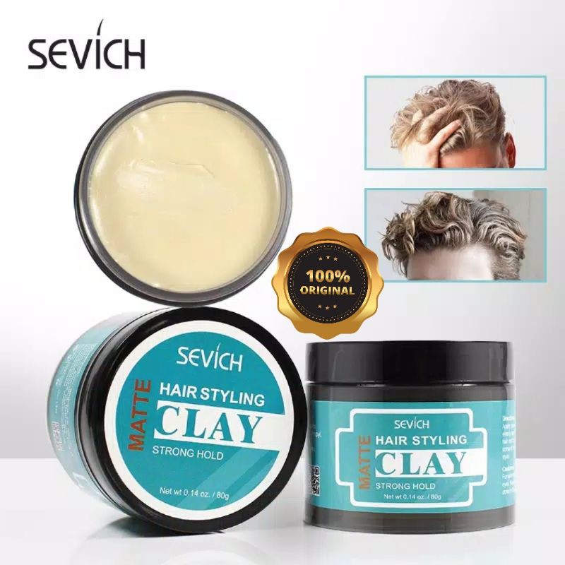 Pomade Clay Hair Clay Matte Merek Sevich Best Strong Hold