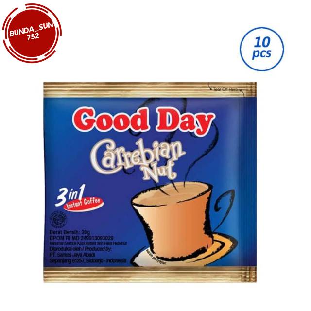 

Good Day Carrebian Nut 10 Sachet