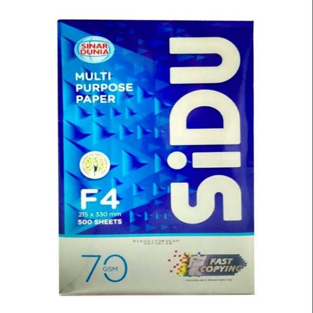 

SINAR DUNIA Kertas Fotokopi 70gsm Folio