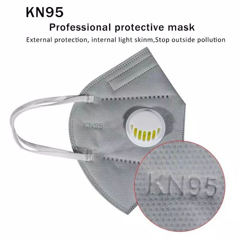 MASKER SURGICAL ALKINDO KN95 N95  RESPIRATOR PREMIUM MASK / KN95 Black/Masker KN warna warni/Masker KN Alkindo/ Masker KN95 Hitam/KN95