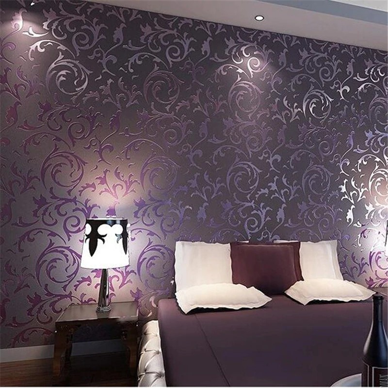 Wellyu Papel De Pared High Quality Wallpaper 3d Fashion Papel De Parede Bedroom Background Desktop Shopee Indonesia