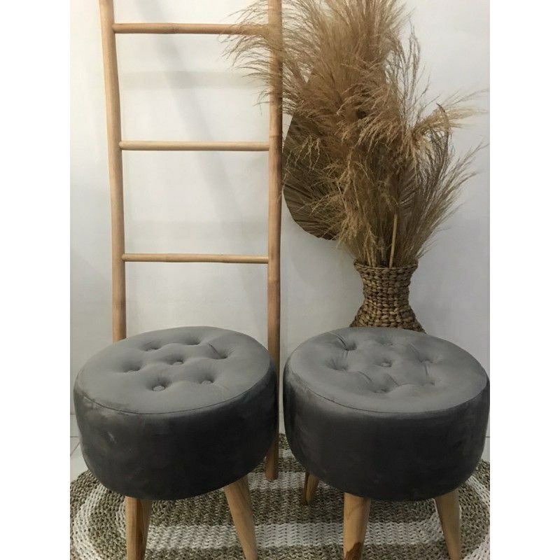KURSI STOOL/BULAT KANCING/KURSI SOFA MINIMALUS
