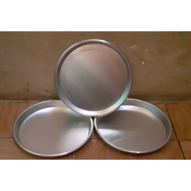 LOYANG PIZZA ALUMINIUM / LOYANG KUE NAMPAN BULAT ALUMINIUM PRESS