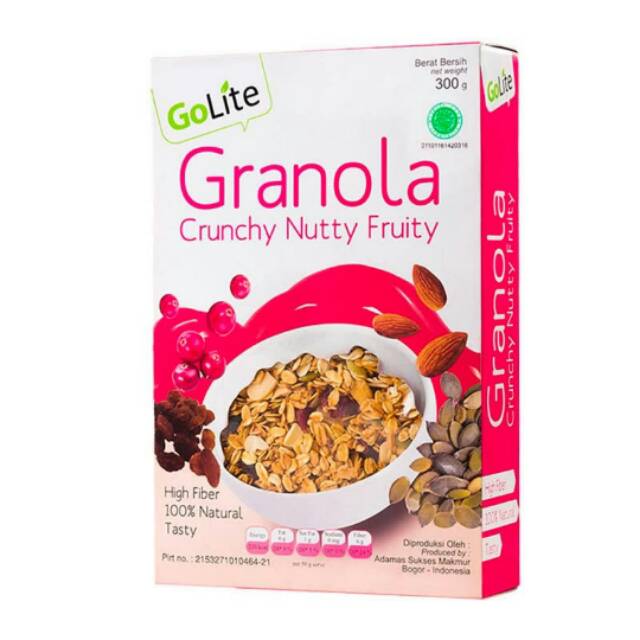 

Golite Granola Crunchy Nutty Fruity