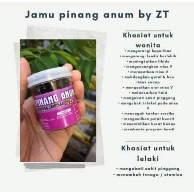 

Jamu Pinang Anum by ZT