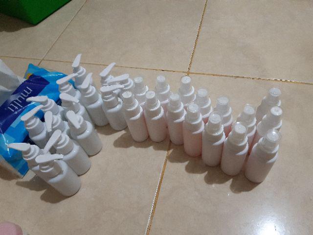 Botol Hdpe 60 Ml Spray Putih