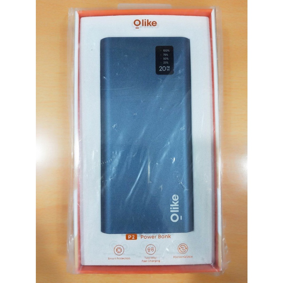 Olike Powerbank P2 10000mAh LED Display &amp; Fast Charging - Garansi Resmi Olike