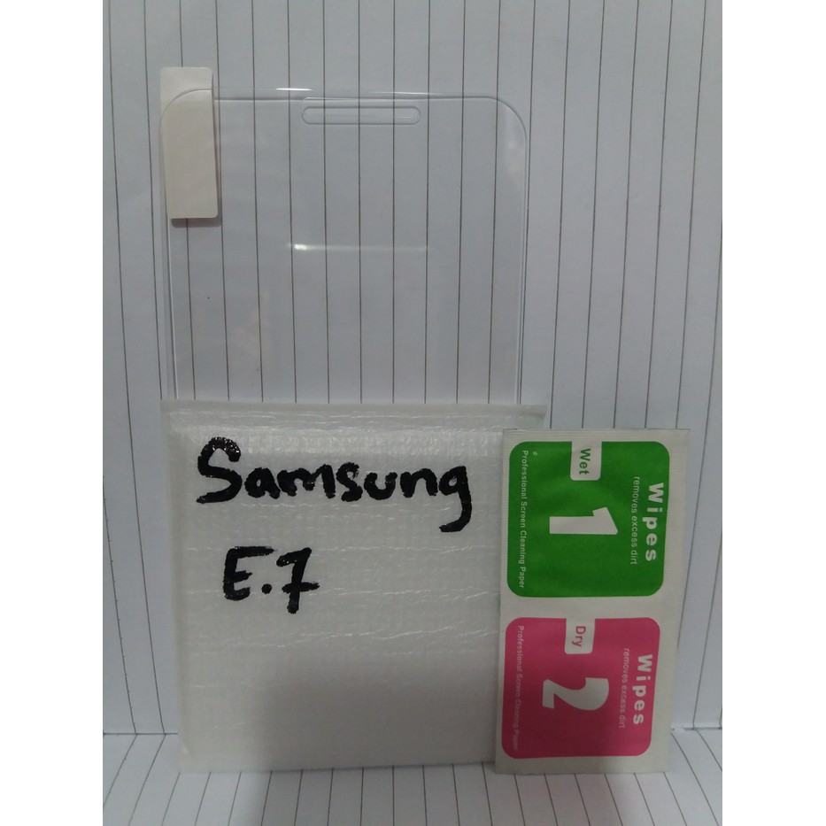 SAMSUNG E7 / E700 tempered gorila glass kaca mantul murah meriah