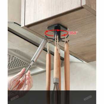 Gantungan Spatula Gantungan Sutil Gantungan Hook Gantungan Hook Tempel Organizer Dapur