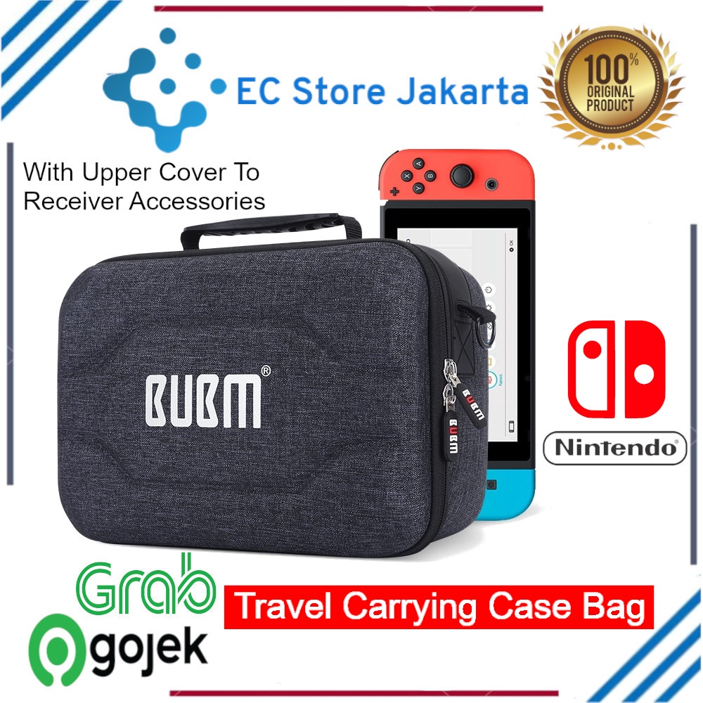 BUBM Travel Carrying Case Nintendo Switch OLED Compartment Bag EVA