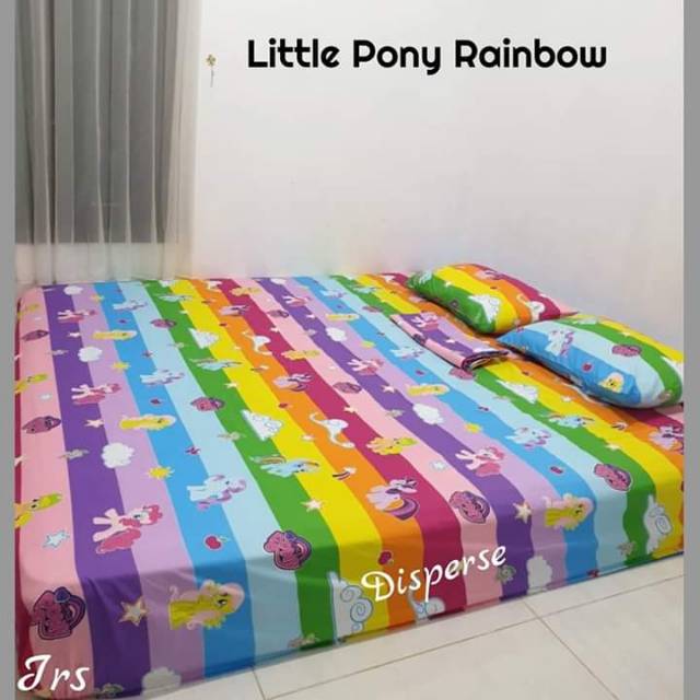 Sprei homemade little pony rainbow