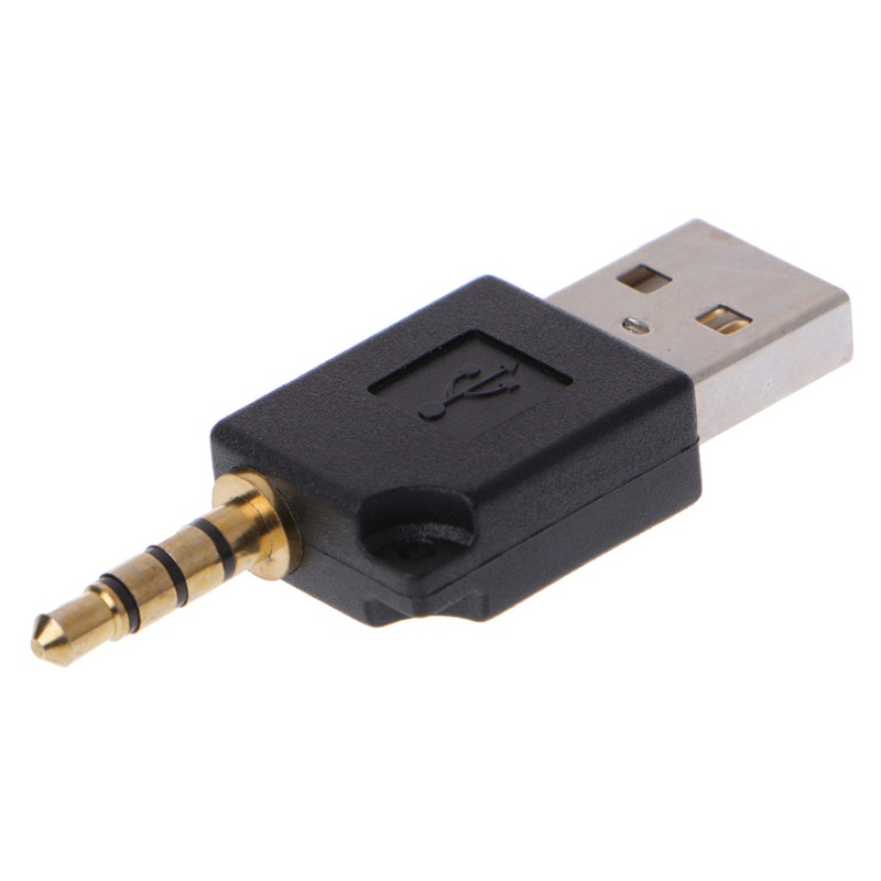 Gro Adapter Auxiliary 3.5mm Ke USB 2.0 Male Aux Untuk Apple Shuffle 1st 2