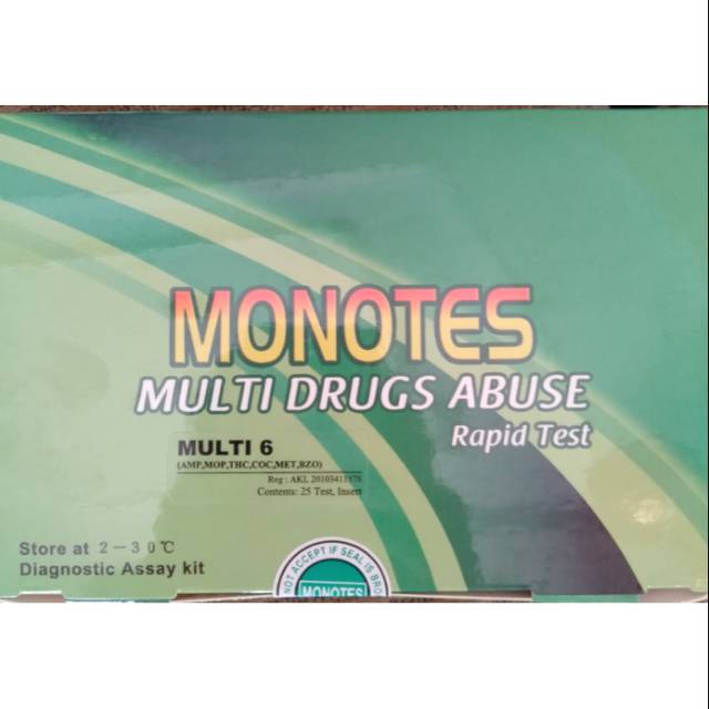 Multi drug 6p monotes isi 25 test device