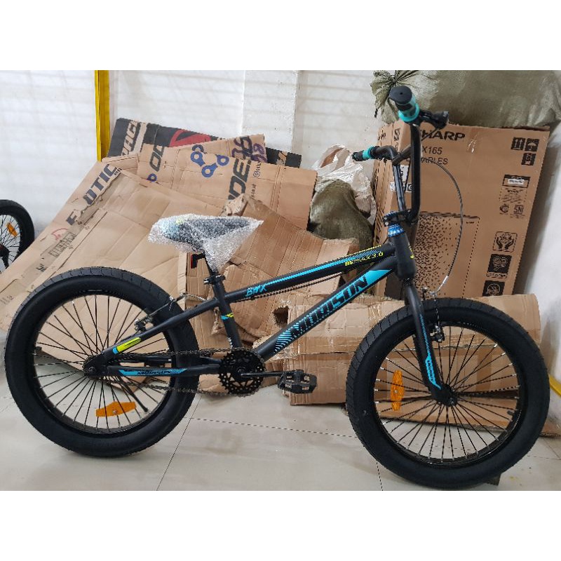 Sepeda BMX 20 inch MORISON ( Ban Jumbo 3.0 ) ( Warna Biru )
