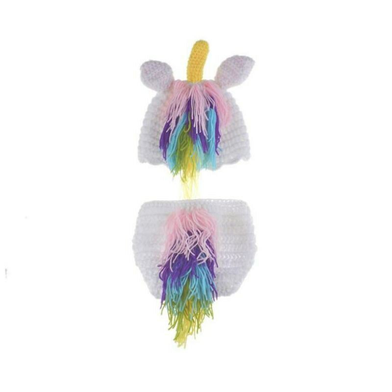 kostum rajut Unicorn foto fotografi bayi baru lahir new born