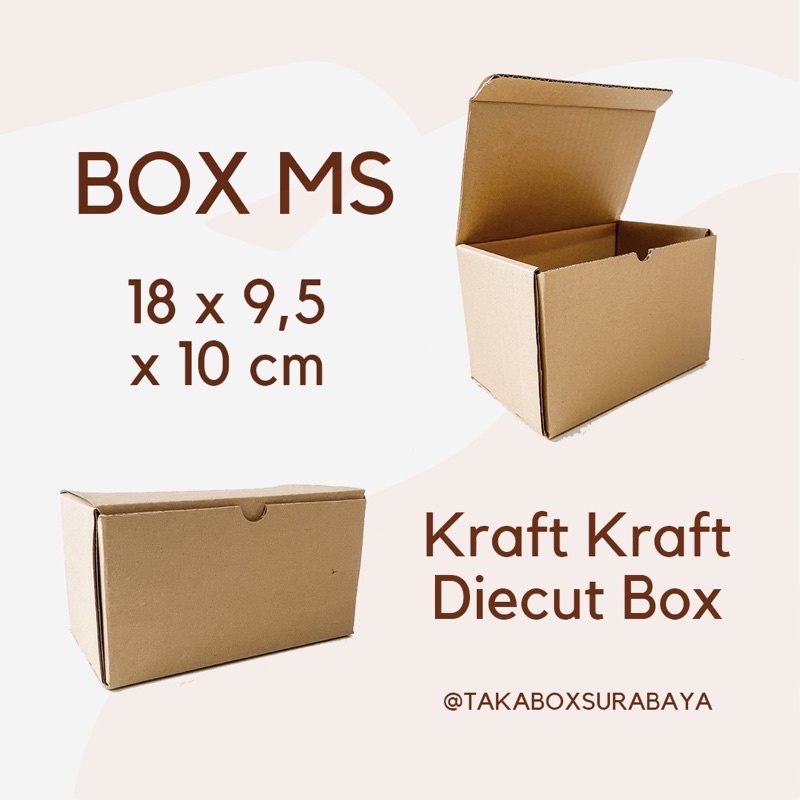 

5 pcs Kardus box untuk souvenir packaging kemasan karton diecut MS