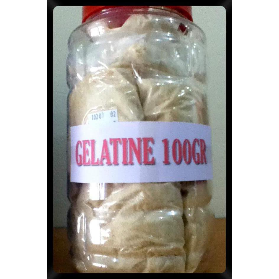 

Toko-Bahan-Kue- Gelatin Bubuk 100Gr Repack (Halal) -Terlengkap-Termurah-Dijamin.